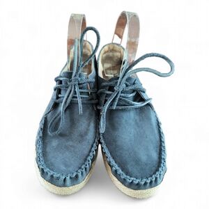 The UGG Azin Moc Espadrille Suede Shoes Size 8.5